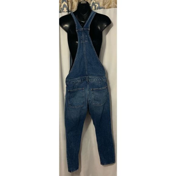 NEW WITH TAGS Gap Maternity Blue Jean Denim Bib Overalls Size Small - Picture 5 of 8